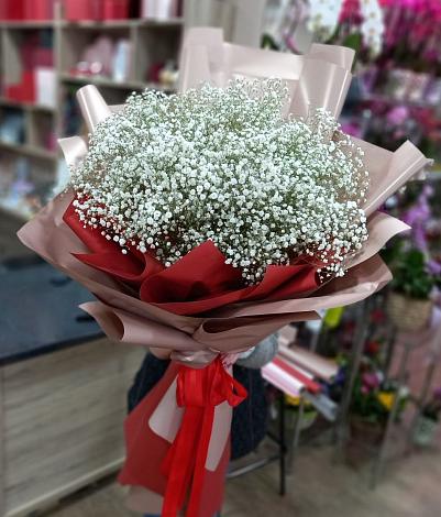 Букет цветов из: Гипсофила в Мелихово