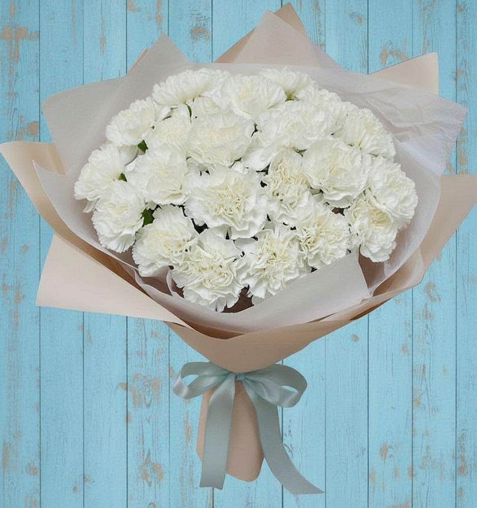 Букет цветов из: Гвоздики в Мелихово