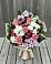 Букет цветов из: Альстромерии, Гвоздики, Розы и Хризантемы в Мелихово