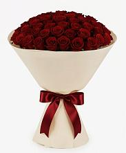 Букет 101 Бордовая роза Блэк Бакарра в Мелихово