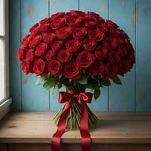 Букет Красные розы Блэк Меджик в Мелихово