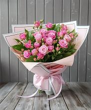 Букет Розовый кустик в Мелихово