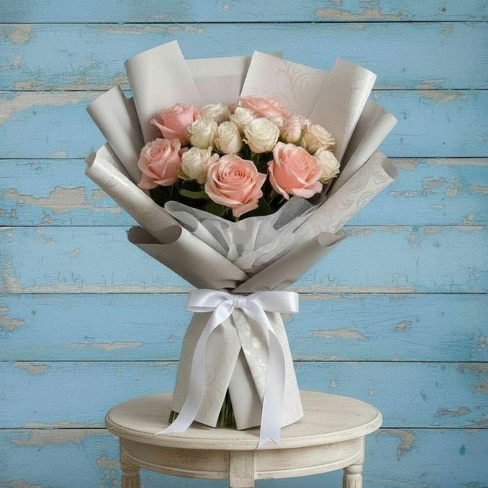 Букет цветов из: Розы в Мелихово