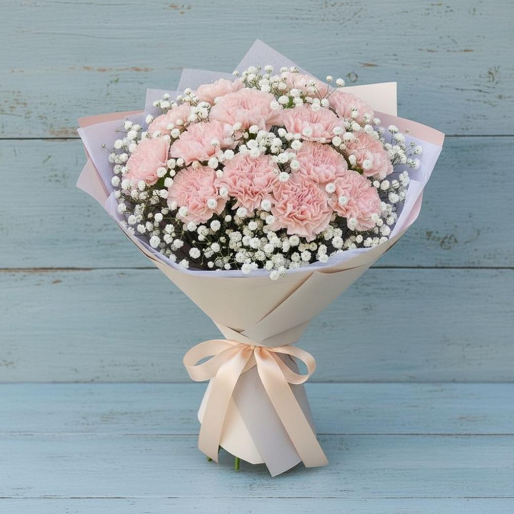 Букет цветов из: Гвоздики в Мелихово