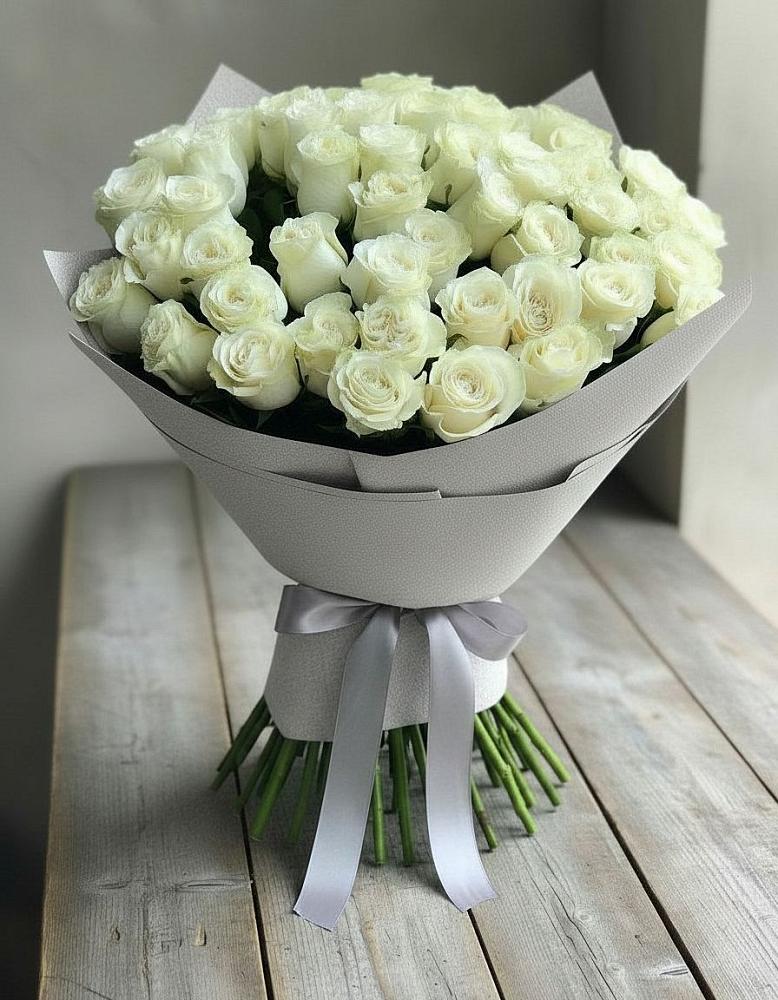 Букет 35 Белых роз в Мелихово