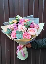 Букет цветов из:  Розы и Гвоздики #REPLACE_PRED# Мелихово