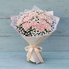 Букет цветов из:  Гвоздики в Мелихово
