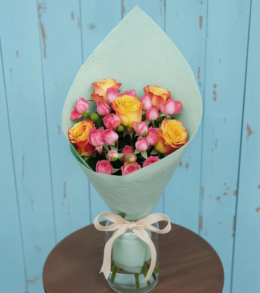 Букет цветов из: Розы в Мелихово