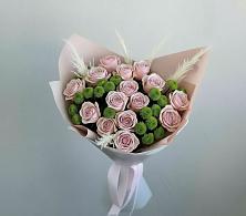 Букет цветов из:  Розы и Хризантемы в Мелихово
