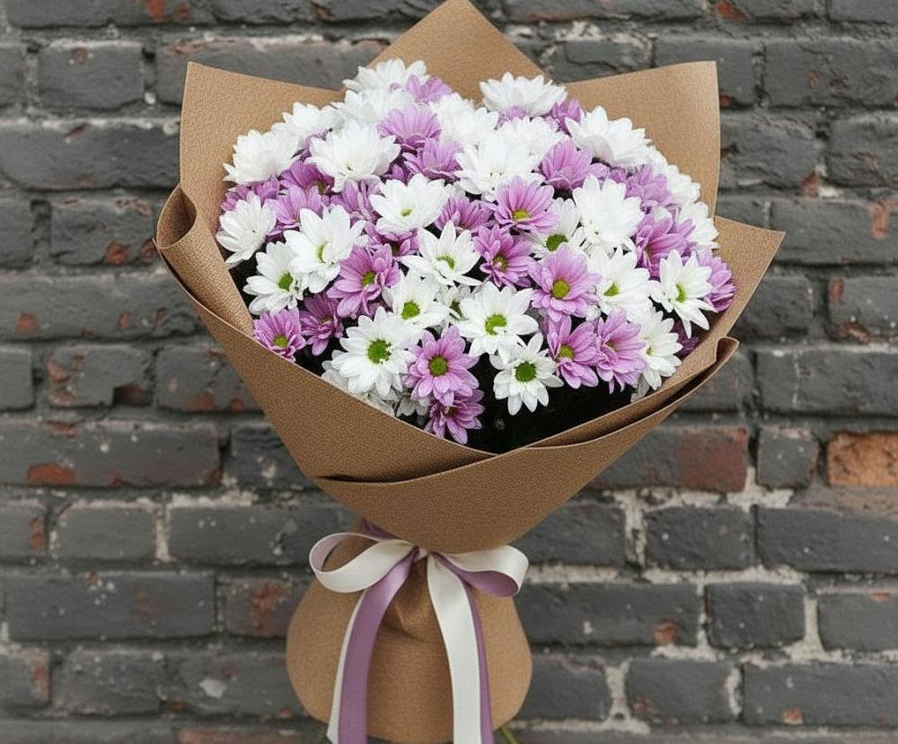 Букет цветов из: Хризантемы в Мелихово