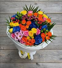 Букет цветов из:  Розы и Хризантемы в Мелихово
