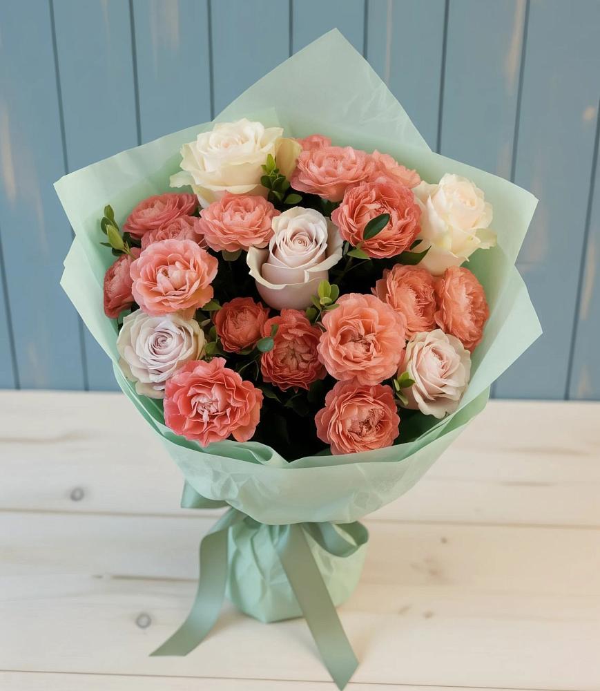 Букет цветов из: Розы в Мелихово