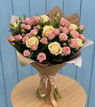 Букет цветов из:  Розы в Мелихово