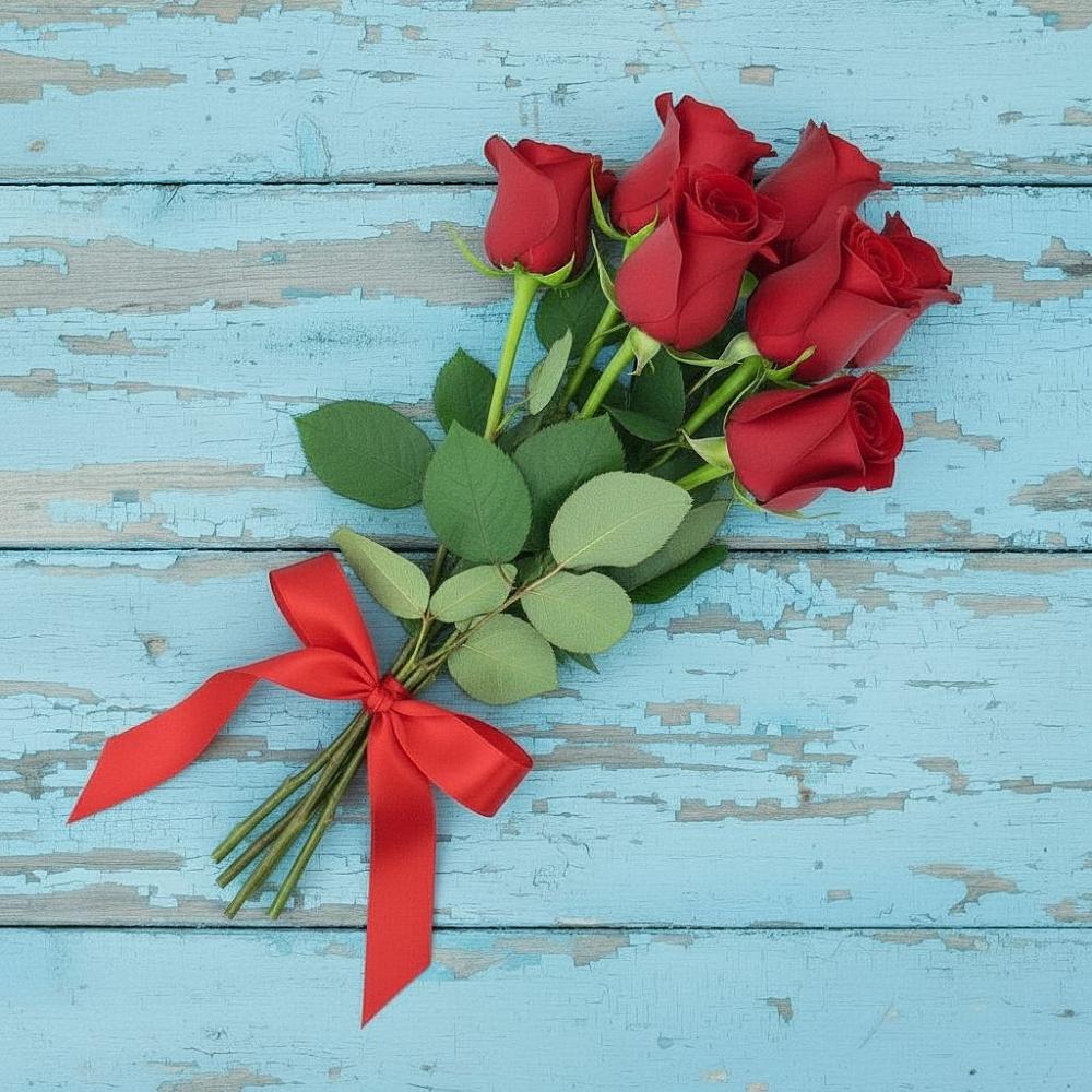 Букет Красные розы в Мелихово