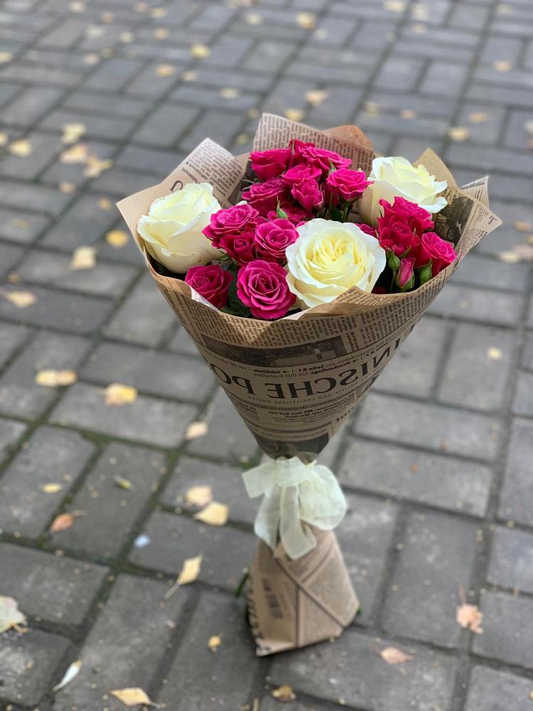 Букет цветов из: Розы в Мелихово