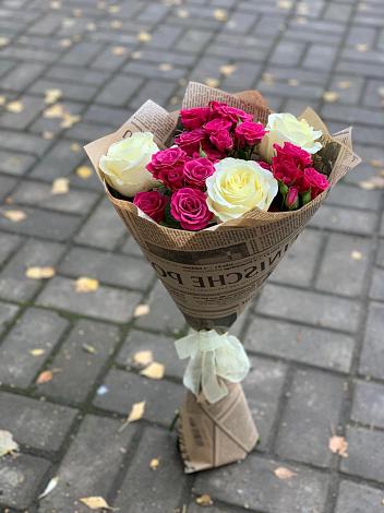 Букет цветов из: Розы в Мелихово