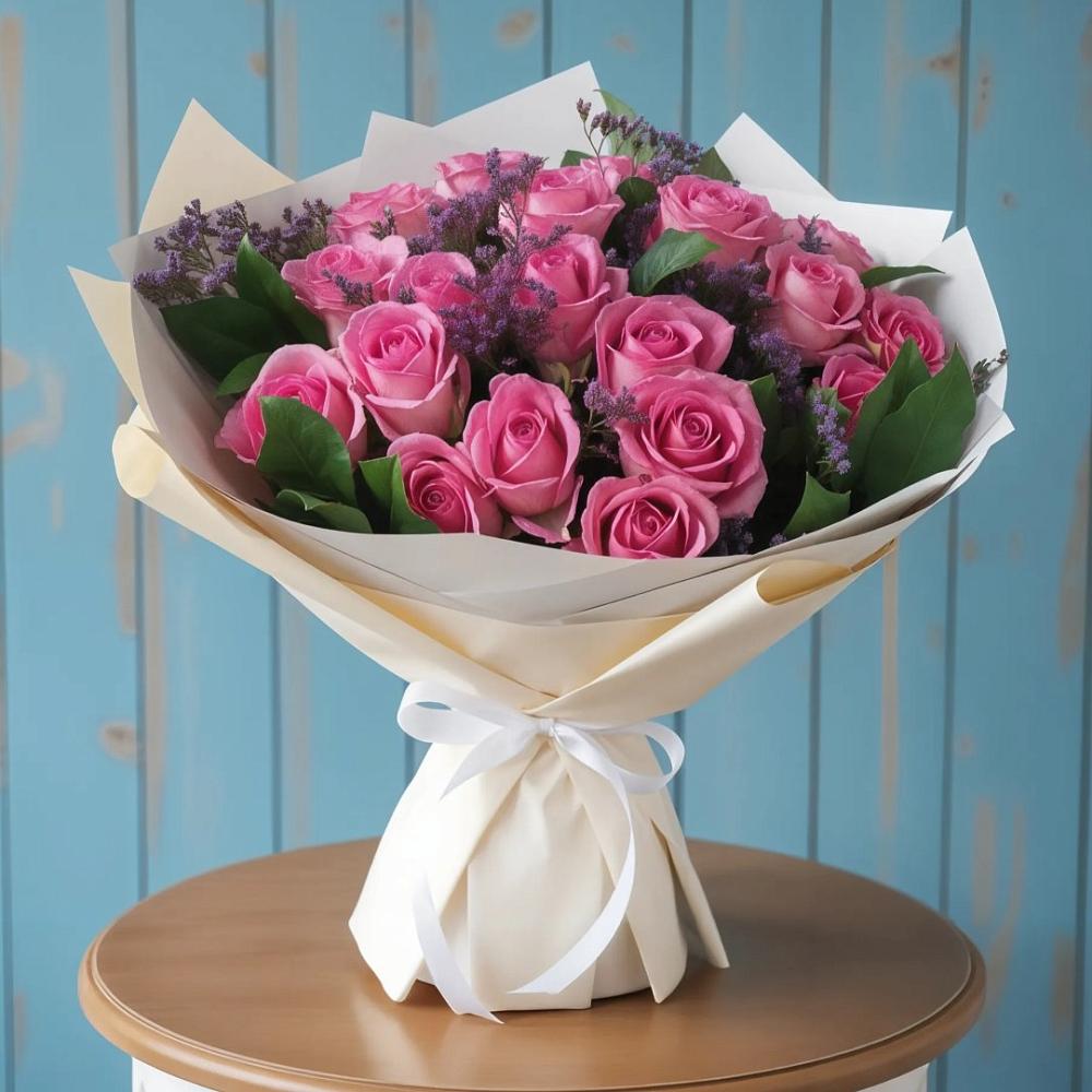 Букет цветов из: Розы в Мелихово